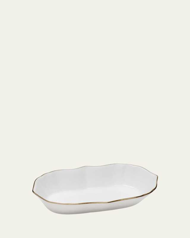 Golden Edge Narrow Pin Dish